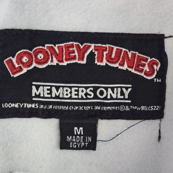 Members Only Looney Tunes Mens‎ Medium Multicolor All Over Print Pullover Hoodie - Picture 4 of 5